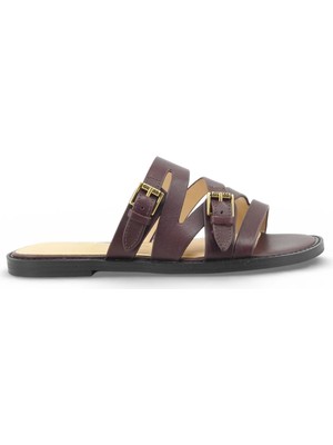 Guess Grayden Kadın Deri Terlik FLJGRYLEA03