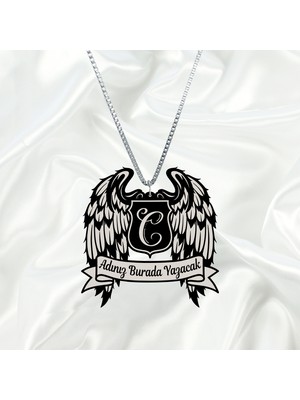 Keyf'ince Shopping C Harfli Pleksi Dikiz Ayna Araba Süsü I Model - 6 I Kişiye Özel I Isme Özel I Firmalara Özel I Universal Araba Ayna Süsü