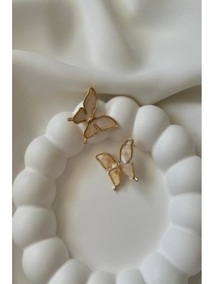 Stelle Jewelry Sedefli Kelebek Küpe