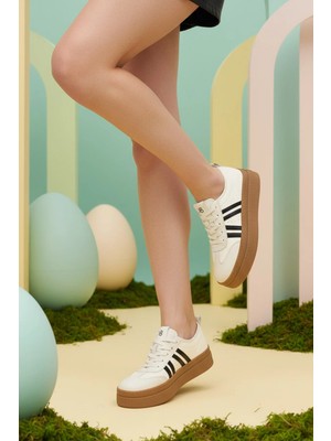 Martha Orjinal Kristebell Ithal Özel Seri Kauçuk Taban Kadın Spor Ayakkabı Beyaz