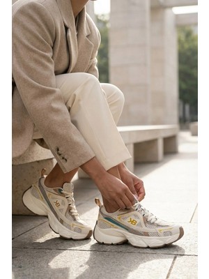 Davina Orjinal Kristebell Ithal Özel Seri Kadın Spor Ayakkabı Bej