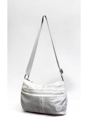 Sanmorris Kadın Suya Dayanıklı Krinkıl Kumaş 5 Gözlü Çapraz Askılı El ve Omuz ÇANTASI(20X29X11)