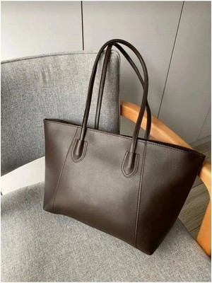 Fermuarlı Büyük Boy Kadın Omuz ÇANTASI(42X25)