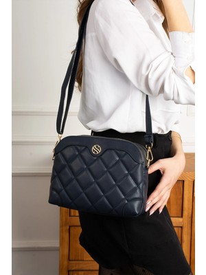 Sanmorris Kadın Ayarlanabilir Çapraz Askılı 4 Bölmeli Omuz ve Çapraz Çanta S-1267