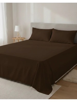 Pınar Home Collection %100 Organik Pamuk Kumaş Düz (Lastiksiz)Çarşaf+Yastık Kılıfı***(Sipariş Öncesi Ebat Seçimi Yapınız )