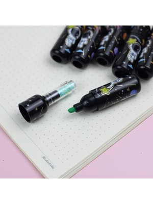 Alfa Life Marketing Astronot Fosforlu Kalem Seti