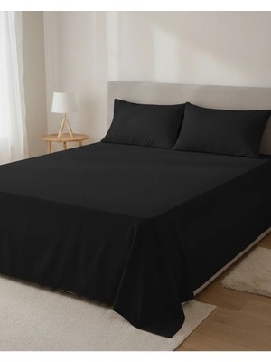 Pınar Home Collection %100 Organik Pamuk Kumaş Düz (Lastiksiz)Çarşaf+Yastık Kılıfı***(Sipariş Öncesi Ebat Seçimi Yapınız )