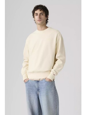 Levi's Erkek Bisiklet Yaka Ekru Sweatshirt - A9244-0043