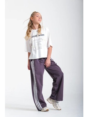 Loco Loco Kız  Çocuk 8419 T-Shirt- Pantolon 2 Iplik Takım