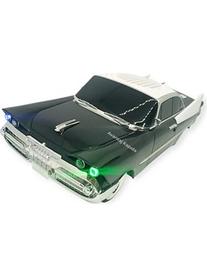 Mustran Goldkama 1950S Amerikan Nostaljik Araba Bluetoothlu Aux Radyo Hoparlör -Dekoratif Vintage Hediyelik