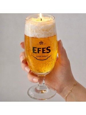 El Yapımı Doğal Soya Mum-Bira Görünümlü-Dekoratif- Ev Dekorasyon-Hediyelik