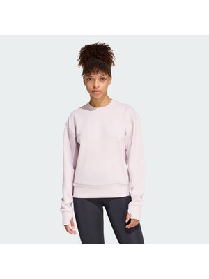 Adidas Performance KD0057 Designed-For-Training Warm-Up Crewneck Sweatshirt