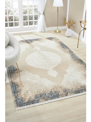 Seyran Halı Asya Akrilik Salon Halısı 524 Mavi