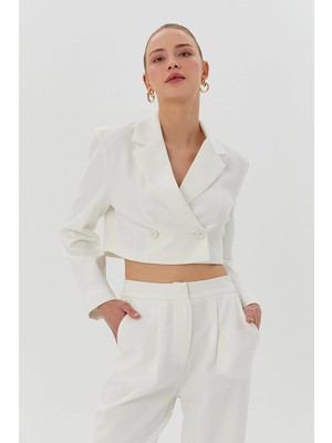 Nish&Chic Kadın Ceket Crop
