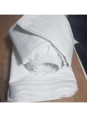 Flamel Pamuk Saten Nevresim Takımı Lastikli Çarşaf Yastık Yorgan Kılıfı