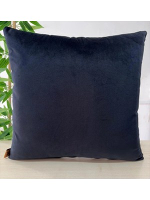 Elanora Home Luxury Soft Kadife Siyah Kırlent Kılıfı ,yumuşak Dokulu, Şık& Modern
