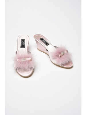 GC Terlikler Gc Kaz Tüyü Yüksek Feta Bayan Terlik 170