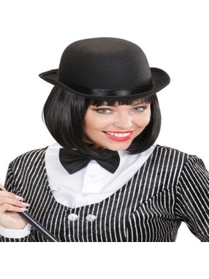 Colezium Charlie Chaplin Stil Yetişkin Şapkası – Siyaelon Parti Şapkası