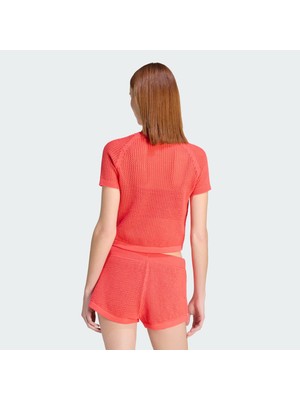 Adidas Originals KC6482 Knıtted Crochet Calı Tee