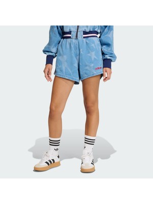 Adidas Originals KE2348 Denim Graphic Varsity Şort