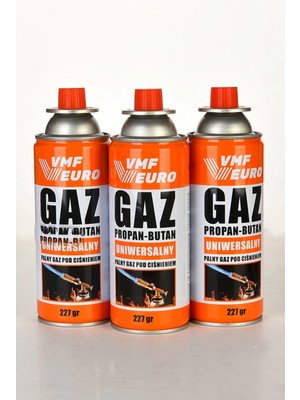 Ethab Ticaret Remtas Vmf Eurogaz Kamp Ocak Gazı Valfli Kartuş 227GR - 3 Adet