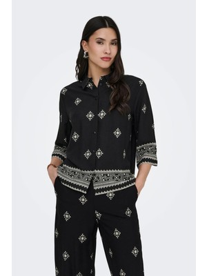 Only Jacqueline De Yong Jdymaggıe Lıfe Bol Kesim 3/4 Kollu Kadın Gömlek