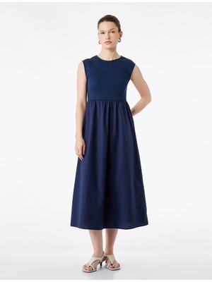 Koton 26YY59000084 Lacivert Kadın Elbise 6SAK80005UK