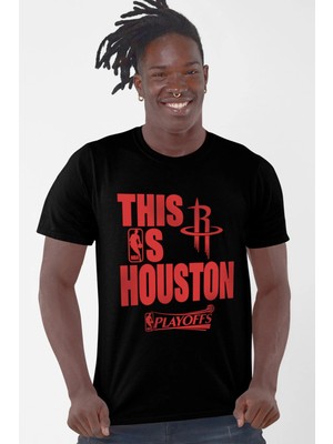 Rock&roll Rockets Basketbol Kısa Kollu Siyah Erkek Tişört