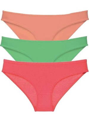 3 Adet Süper Eko Set Likralı Kadın Slip Külot 543