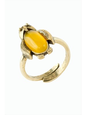 Esranın Dünyası Penguen Doğaltaşlı Otantik Yüzük RSBİJ34-ESRDNS