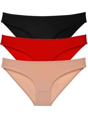 3 Adet Süper Eko Set Likralı Kadın Slip Külot 539
