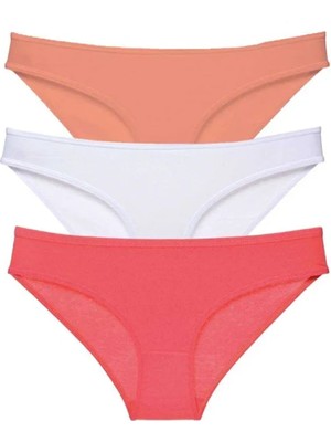 3 Adet Süper Eko Set Likralı Kadın Slip Külot 545