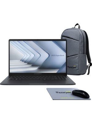 Asus Expertbook B1, Core i7-13620H, 16GB RAM, 1TB SSD, 15.6" Windows 11 + Office (Çanta & Mouse Hediyeli)