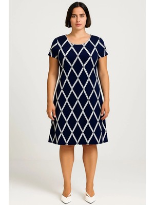 Cotenconcept Dökümlü Rahat Kalıp Günlük Penye Kumaş Elbise