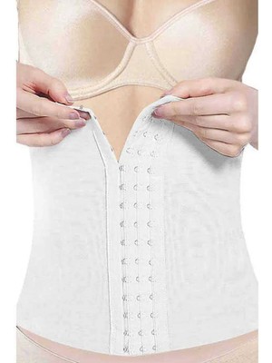 Elit Life Göbek Bel Inceltici Karın Toparlayıcı Kadın Korse Beyaz 886