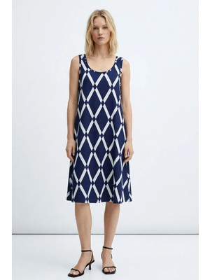 Cotenconcept A Kesim Rahat ve Dökümlü Kalın Askılı Elbise