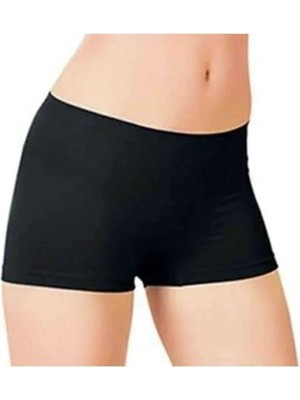 Elite Lite Kadın Büyük Beden Dikişsiz Boxer Siyah 832