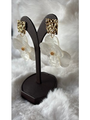 Stelle Jewelry Çiçekli Sallanan Küpe