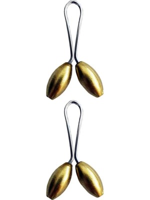 2 Adet Tesettür Eşarp ve Şal Klipsi Sarı