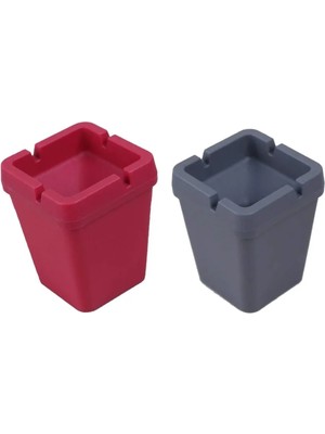 Kullan At Kokusuz Kare Ikili Set Küllük Ev/ofis/araç 10X8X8 cm