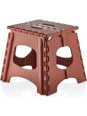 Küçük Katlanır Tabure Naturel ROYALEKS-MRD978