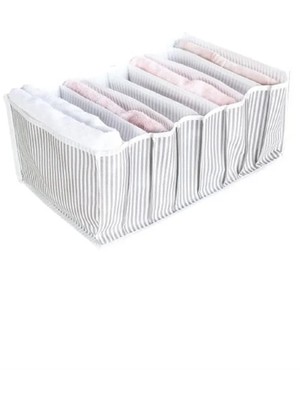 Çizgili Akordiyon Organizer L Boy 24X37X18 cm ROYALEKS-EV354