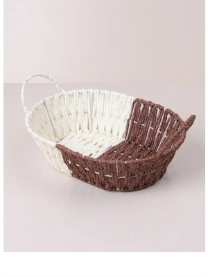 Hasırlı Ekmek Sepeti Oval ROYALEKS-8803