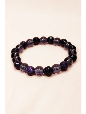 Ametist Doğal Taş Bileklik Kutulu