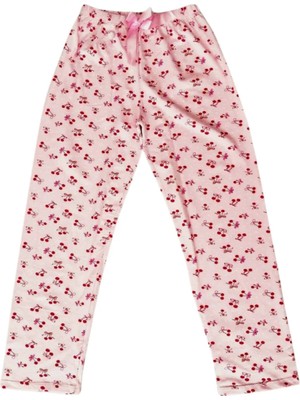 Beli Lastikli Mevsimlik Viskon Penye Pantolon Pembe