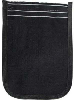 Osmanlı Kalın Siyah Banyo Hamam Kesesi 25X17 cm