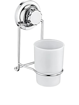 Vakumlu Diş Fırçalık Krom ROYALEKS-VK-711