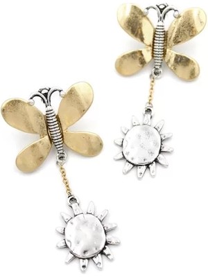 Kelebek Küpe - Altın