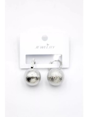 Top Küpe - Gümüş