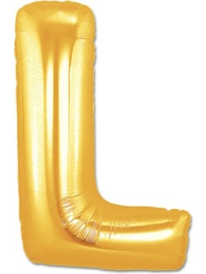 Pazarcan Altın Sarısı Folyo Harf Balon 1 Metre